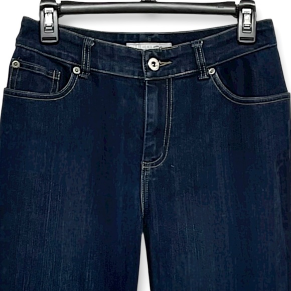 Chico’s Bundle Of Charm Boot Cut And Boyfriend Ankle Dark Wash Jeans Size 0.5/6 - Picture 3 of 15